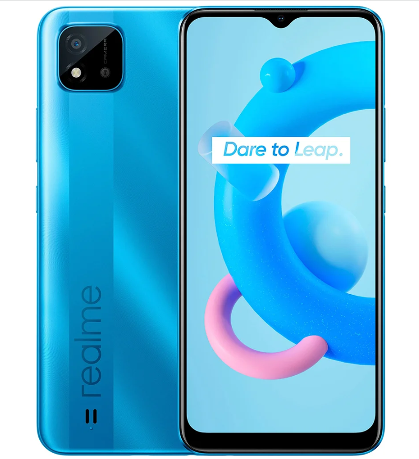 Смартфон Realme C11 (2021), 2.32 Гб, Dual SIM (nano-SIM), синий
